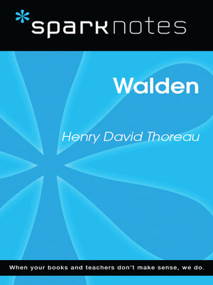 cover image of Walden (SparkNotes Literature Guide)